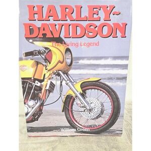 Harley Davidson The Living Legend‎ William Green Motorcycle History 1986 Vintage